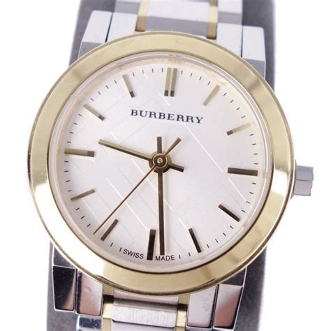 burberry two tone watch women's|Burberry BU9217 Ladies Two Tone The City Watch.